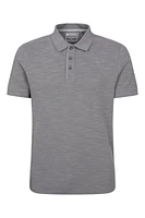 Dawnay Pique Slub Textured Mens Polo Shirt