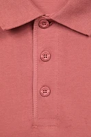 Dawnay Pique Slub Textured Mens Polo Shirt