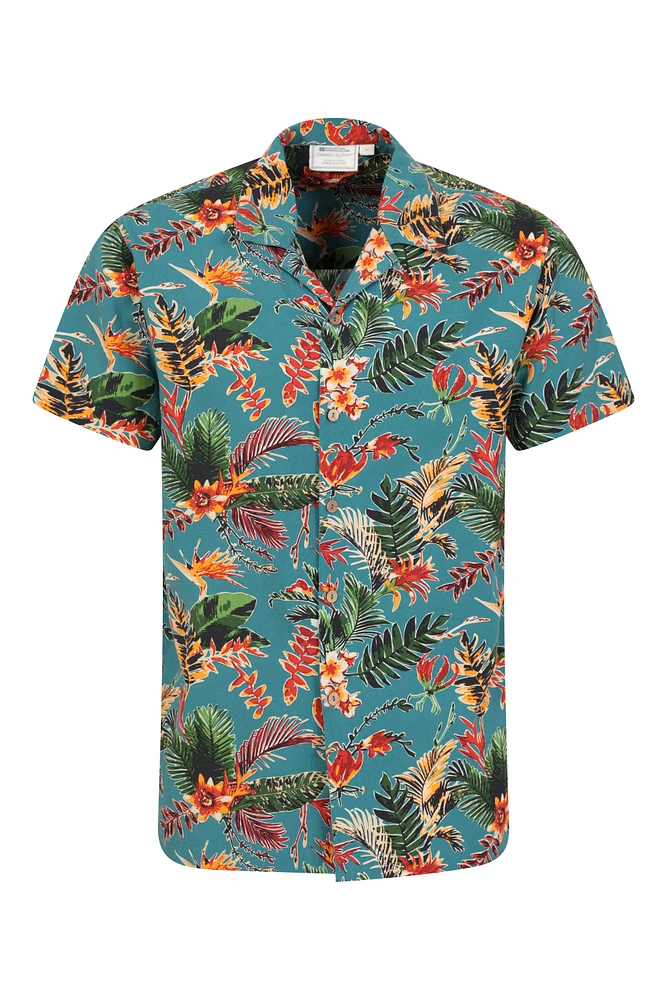 Beach Mens Short Sleeve Shirt