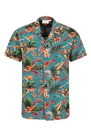 Beach Mens Short Sleeve Shirt