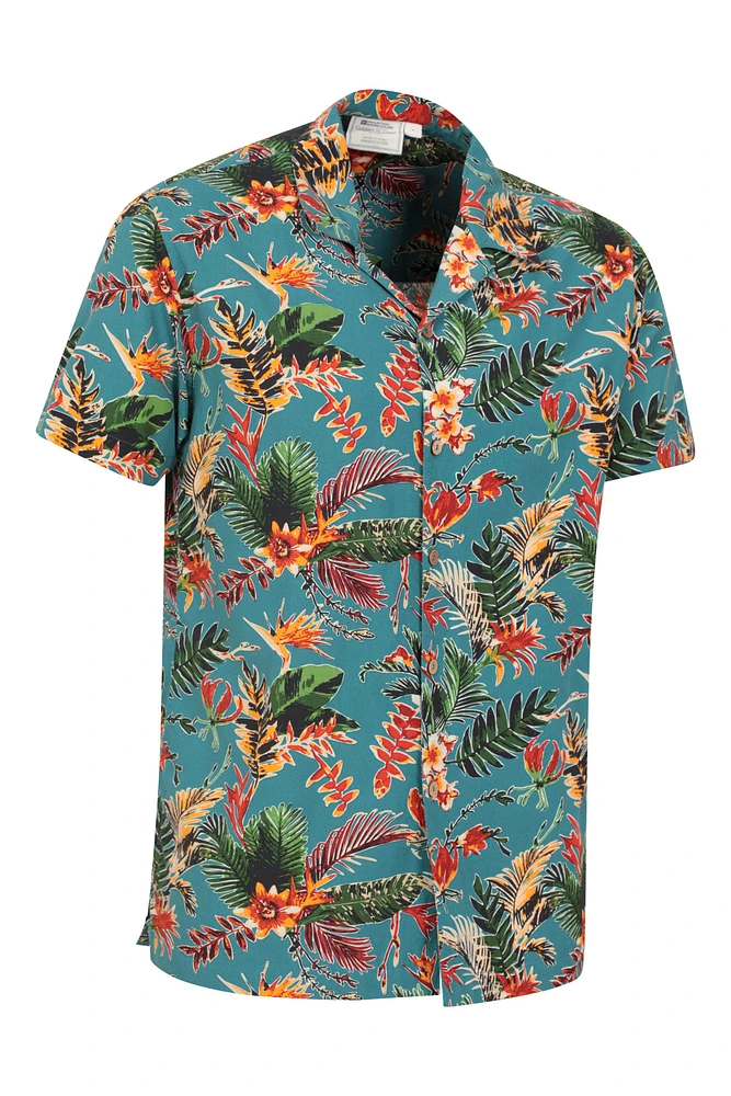 Beach Mens Short Sleeve Shirt