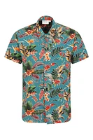 Beach Mens Short Sleeve Shirt