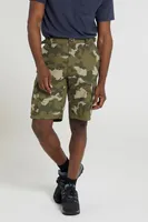 Prospect Mens Ripstop Camo Cargo Shorts