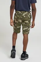 Prospect Mens Ripstop Camo Cargo Shorts