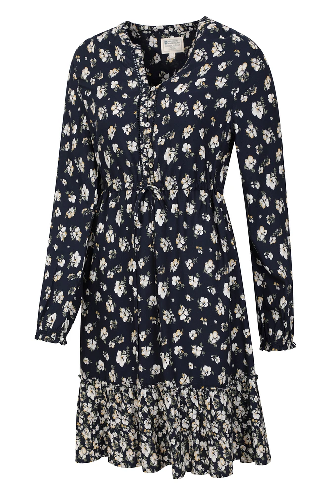 Ariana Flippy Floral Womens Dress