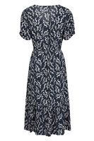 Oasis Womens Midi Tiered Dress