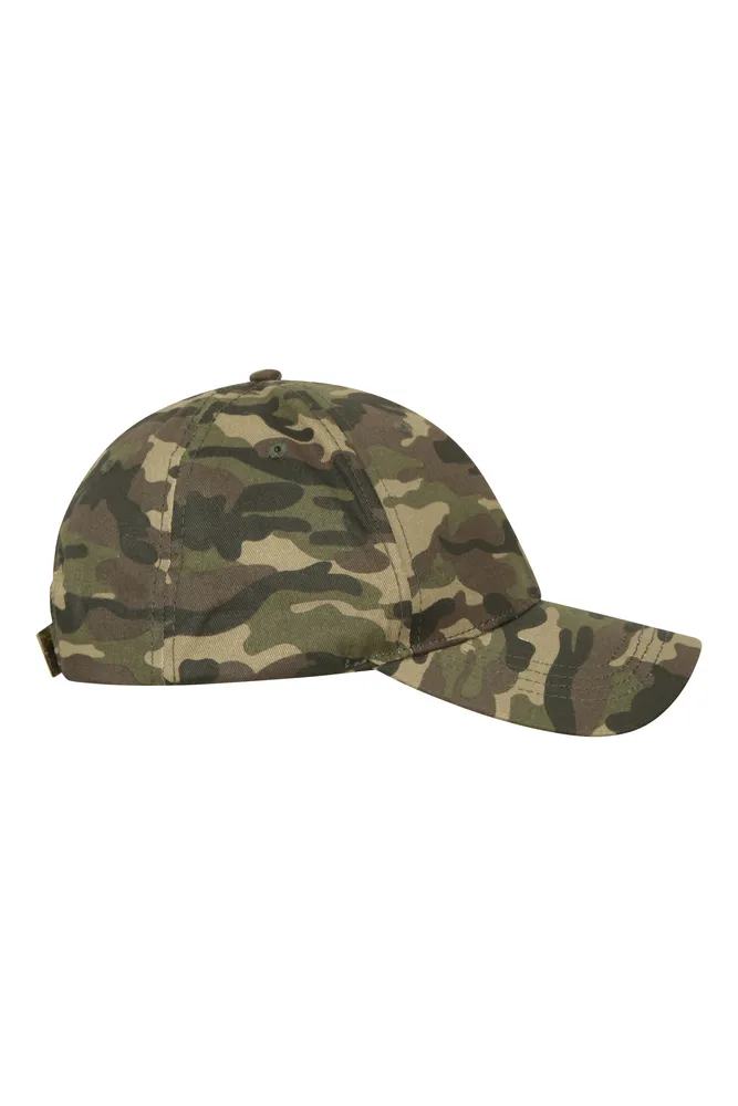 Mens Camo Baseball Cap