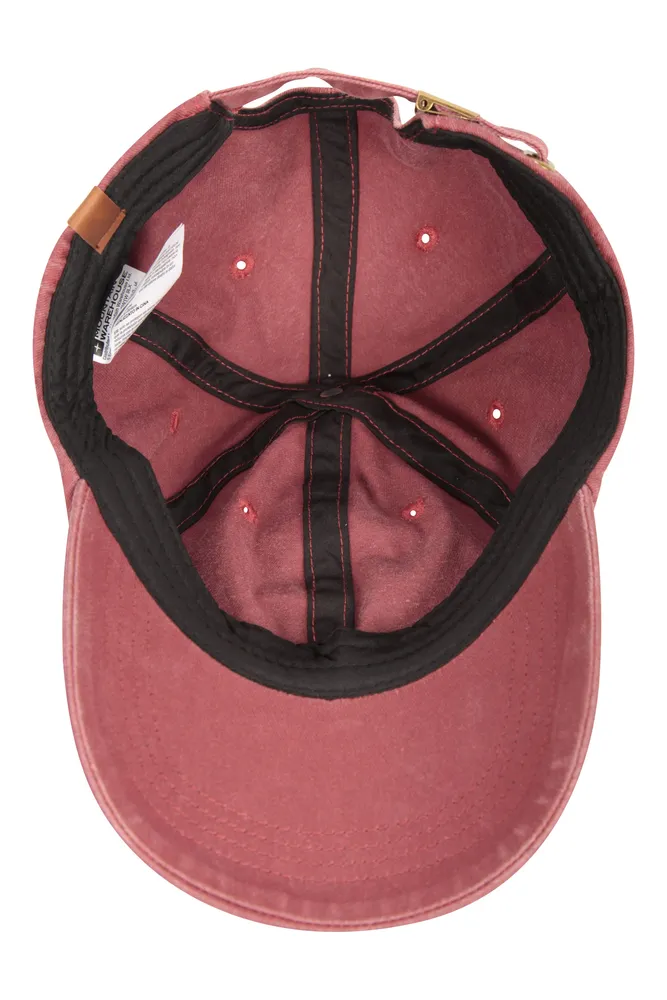 Washed Mens Baseball Cap