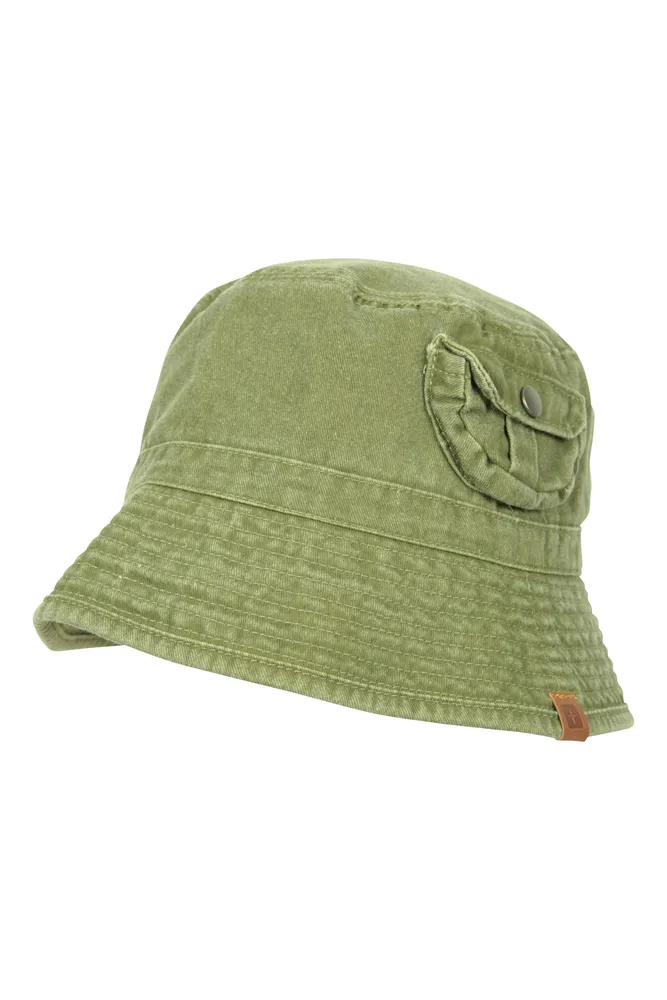 Washed Pocket Bucket Hat