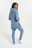 Lounge Soft-Touch Womens Longline Hoodie