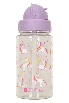 BPA Free Unicorn Print Water Bottle - 15oz