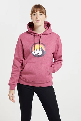 Sunset Mountain Womens Hoodie