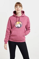 Sunset Mountain Womens Hoodie