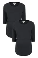 Maternity Citrine Nursing Tee Multipack