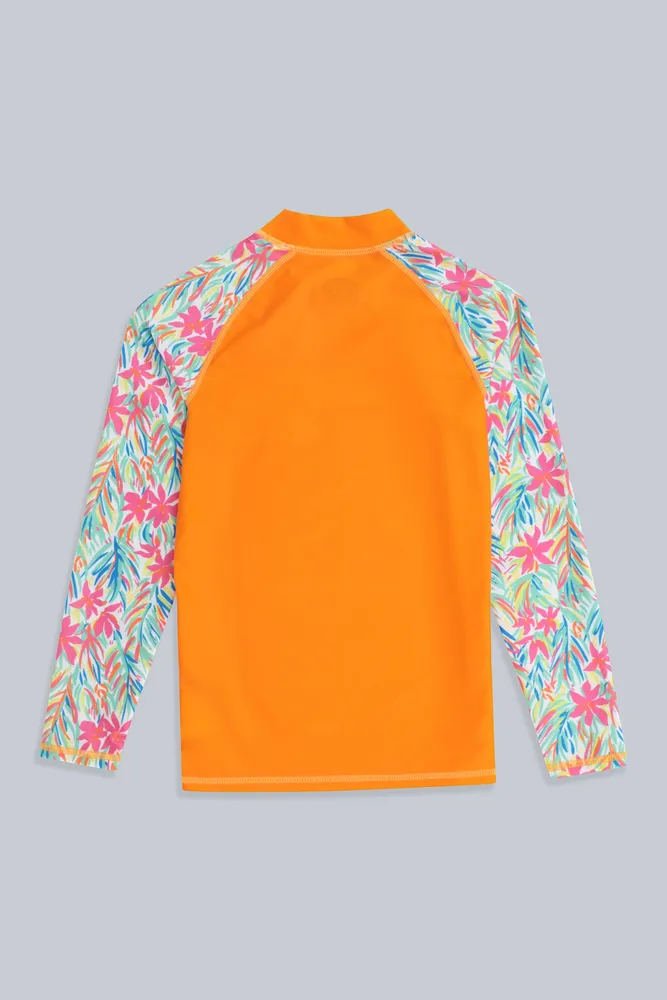 Carly Recycled Kids Rash Guard