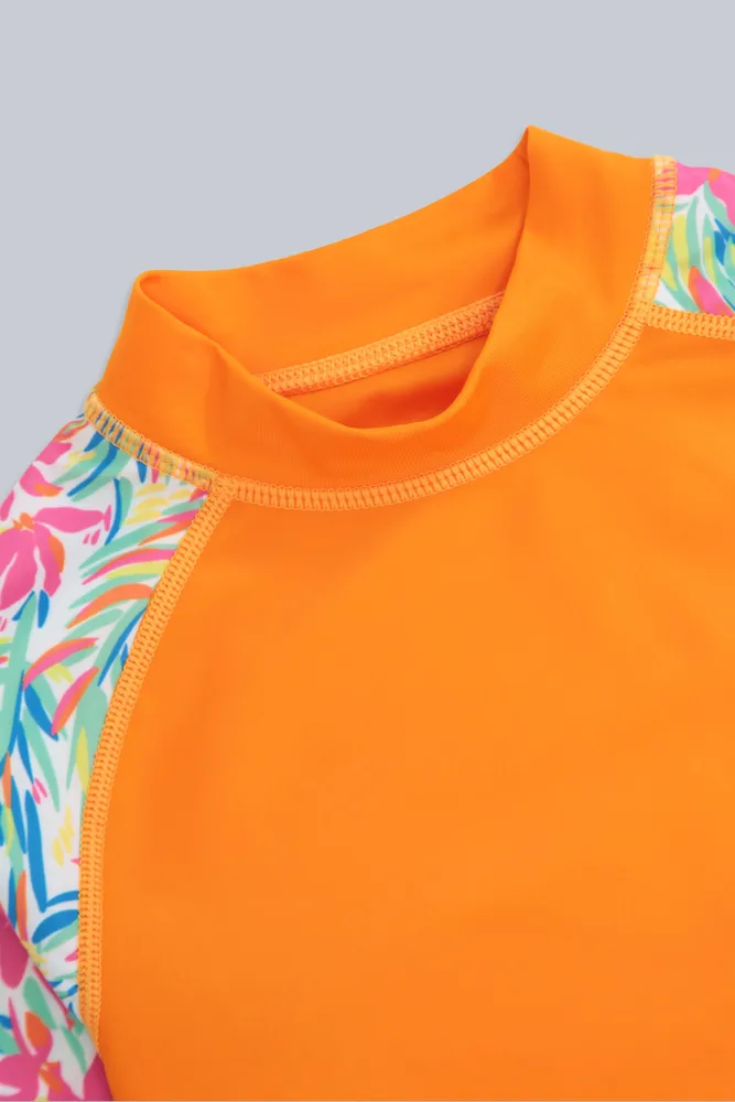Carly Recycled Kids Rash Guard
