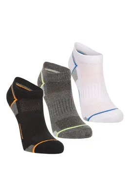 Kids IsoCool Sneaker Length Socks 3-Pack