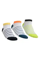 Striped Kids Sneaker Socks Multipack