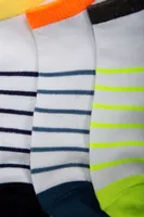 Striped Kids Sneaker Socks Multipack