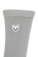 Cat Womens Bamboo Socks Multipack