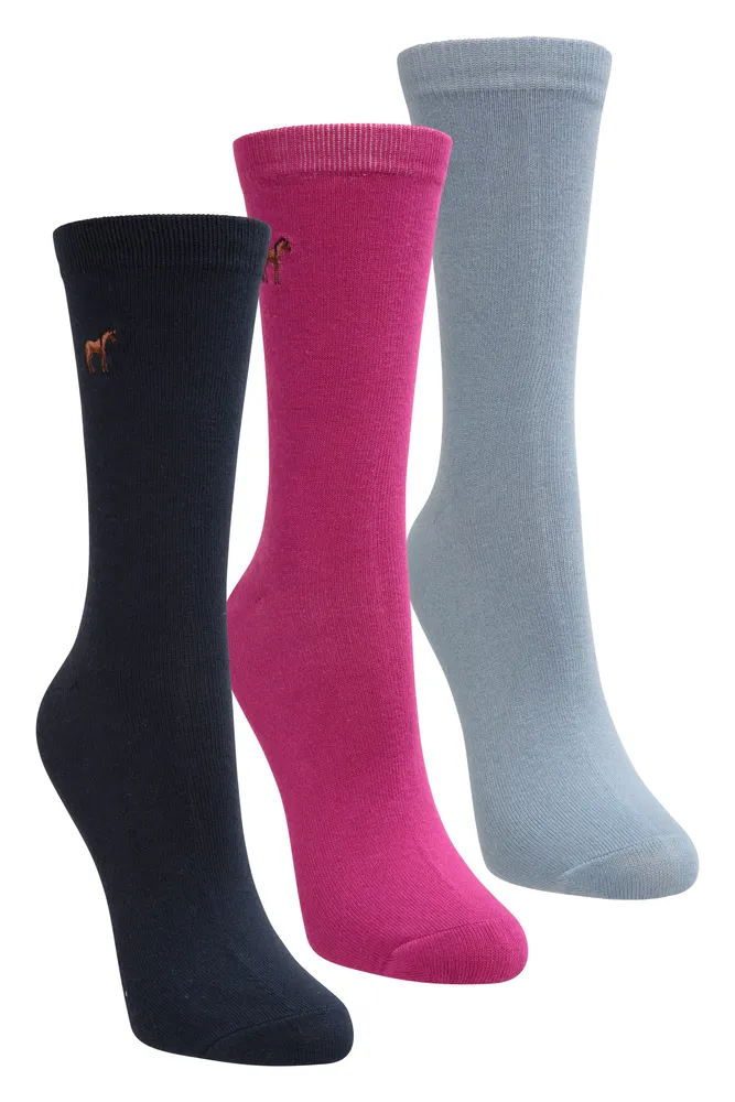 Horse Womens Bamboo Socks Multipack