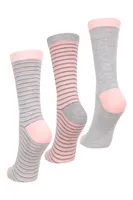 Striped Womens Recycled Socks Multipack