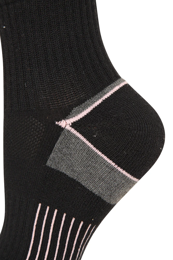 IsoCool Womens Performance Quarter Length Socks Multipack