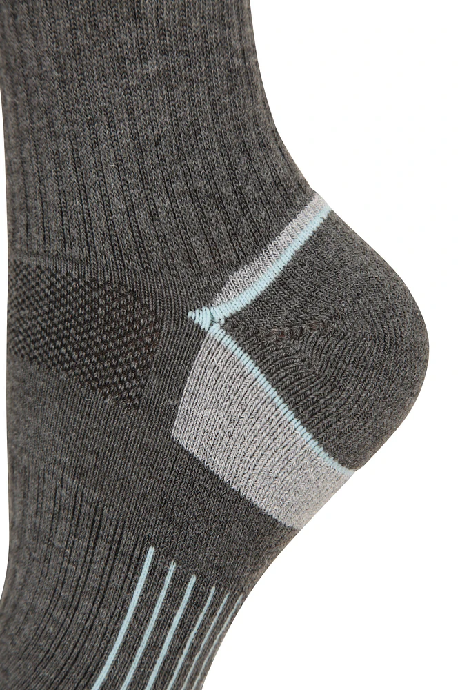 IsoCool Womens Performance Quarter Length Socks Multipack