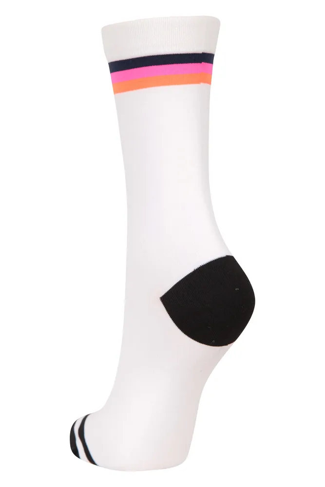 Racer Striped Womens Cycling Socks