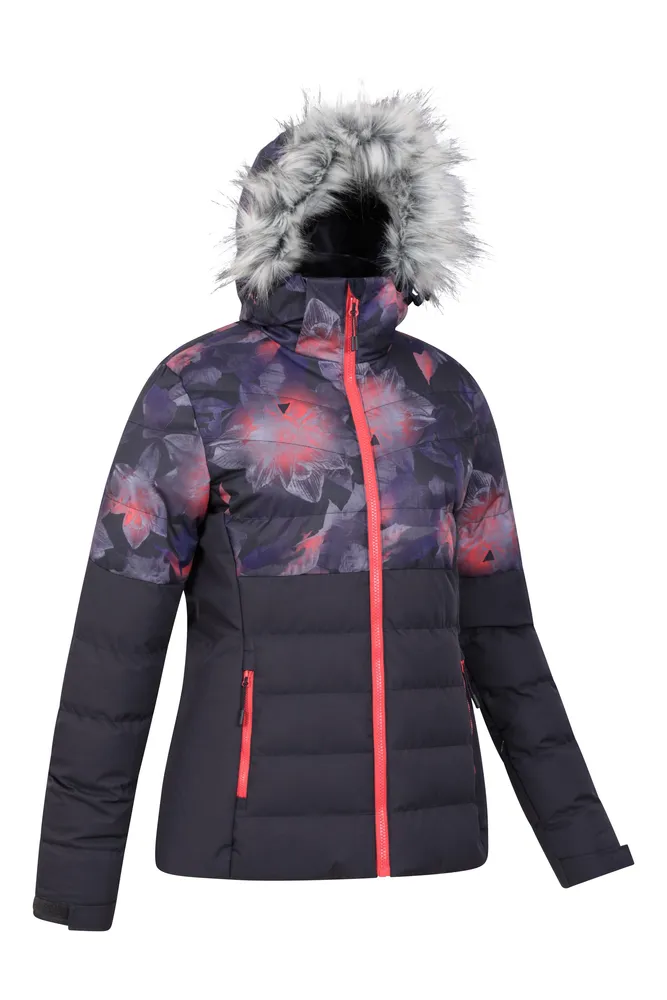 Avalanche Printed Womens Insulated Ski Jacket