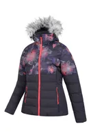 Avalanche Printed Womens Insulated Ski Jacket