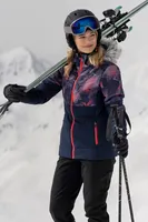 Avalanche Printed Womens Insulated Ski Jacket