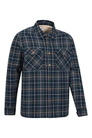 Pinn Mens Sherpa Lined Flannel Shirt