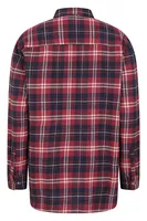 Billie Womens Check Oversized Shirt