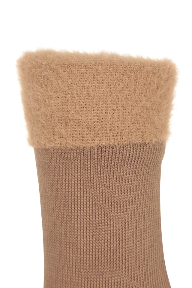 Womens Fluffy Socks 2-Pack