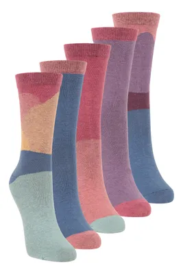 Seasons Womens Polygiene Socks 5-Pack