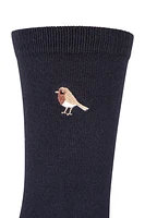 Womens Embroidered Socks 3-Pack