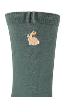 Womens Embroidered Socks 3-Pack