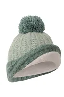 Vostok Womens Lined Pom Beanie