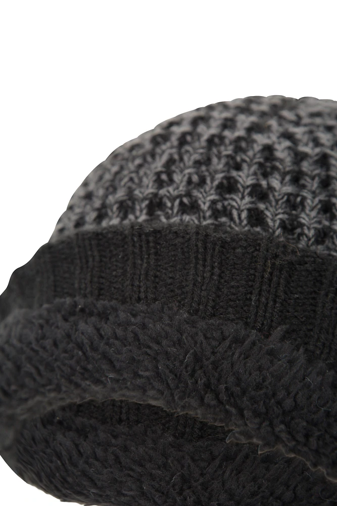 Yeti Melange Fur Lined Thermal Beanie
