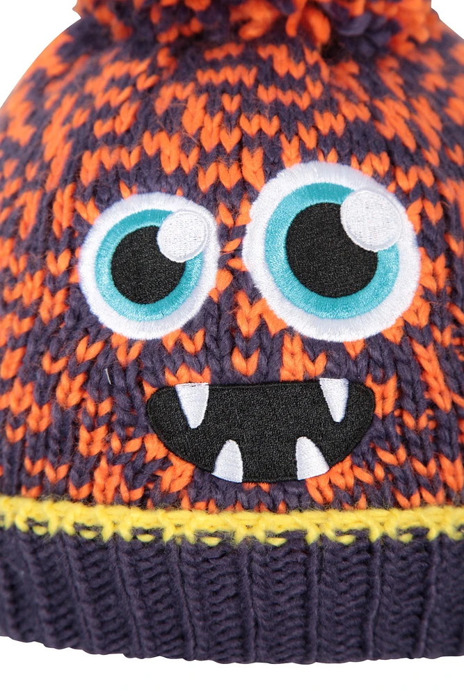 Monster Kids Fleece-Lined Beanie