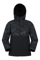 Exodus Kids Camo Print Softshell Jacket