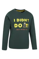 I Didn't Do It Kids Organic T-Shirt