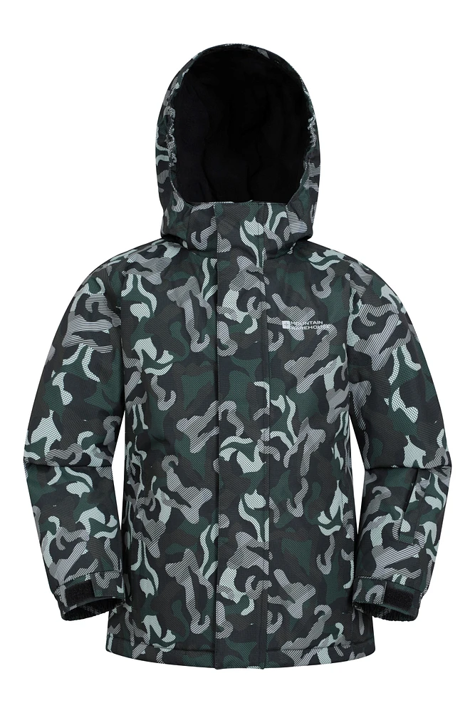Kids Printed Ski Jacket & Pant Set