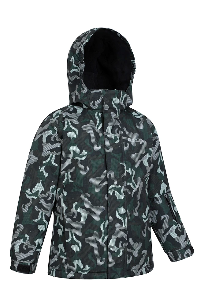 Kids Printed Ski Jacket & Pant Set