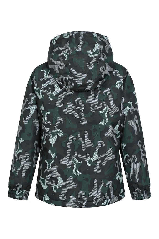 Kids Printed Ski Jacket & Pant Set