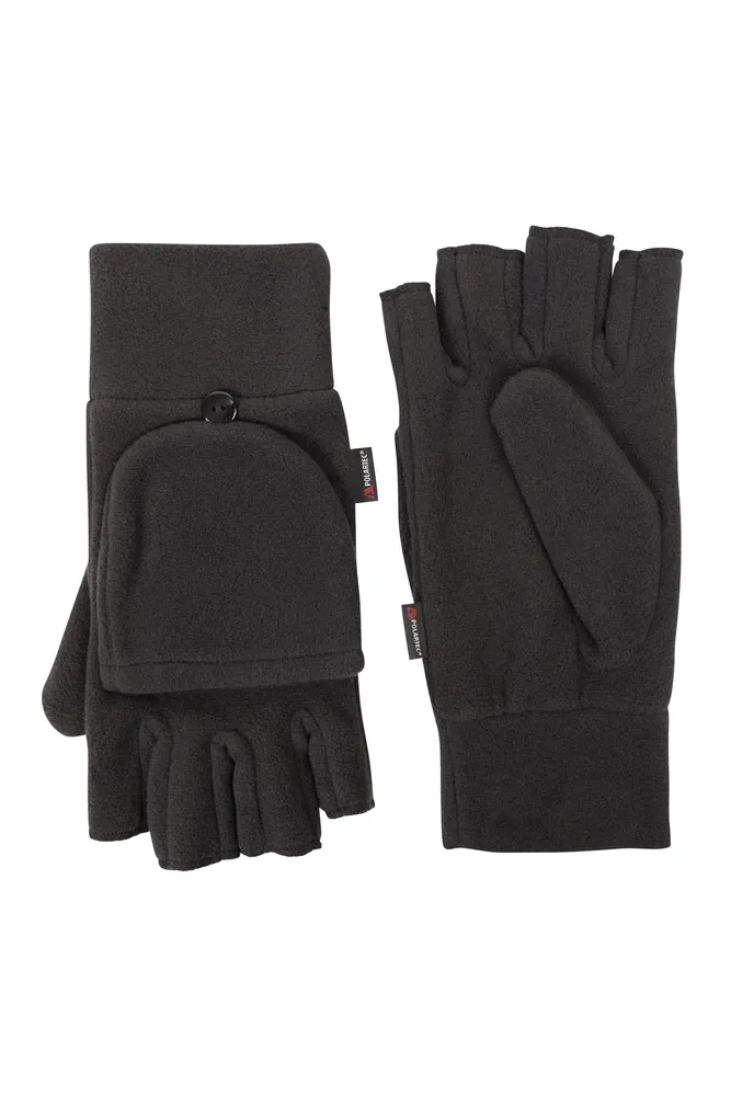 Polartec Fleece Flip Top Mittens