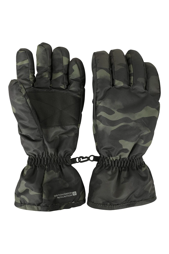 Mens Printed Snow Accessories Set