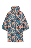 Wave Printed Kids Waterproof Swim Robe