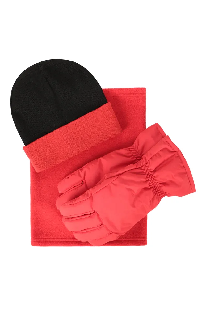 Mens Snow Accessories Set